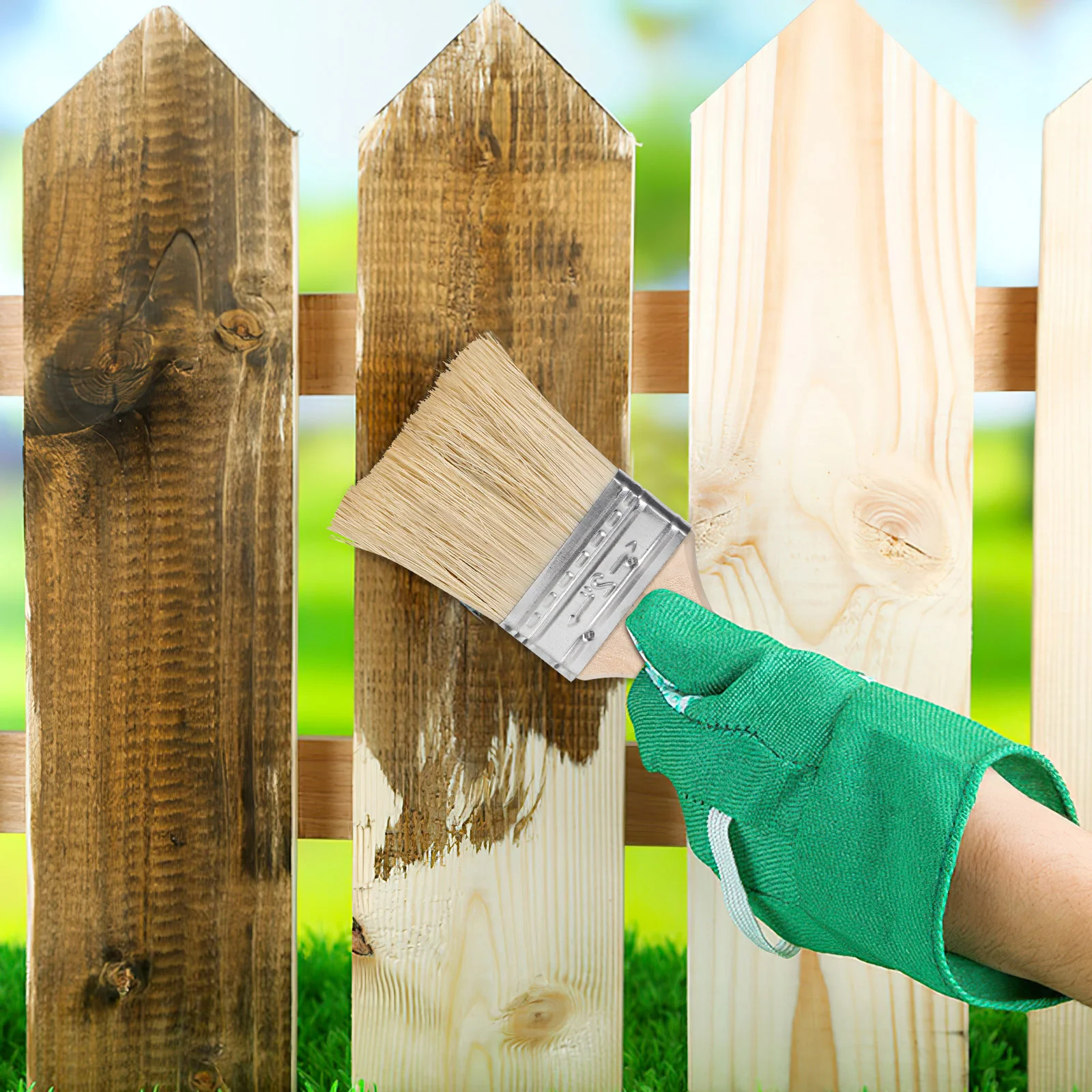 10 Pcs Set Thickened Wooden Ha - огляд і ціна Brush Bristle Set