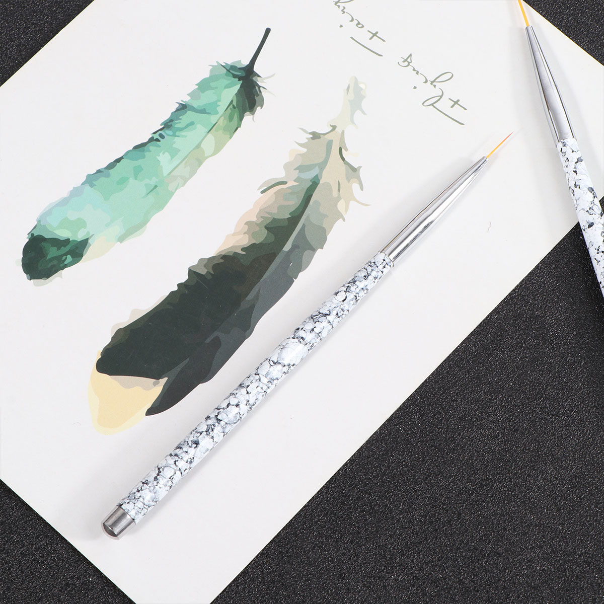 3Pcs Nail Art Liner Brushes Se - огляд і ціна Brush Bristle Set